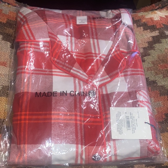Hearth & Hand with Magnolia Red Flannel Men’s Pajamas-NWT- 4x / 5xl - Picture 1 of 13